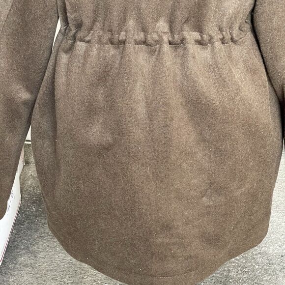 Han Kjobenhavn Women’s Coat Desk Jacket Sz Small Wool Blend Green Quiet Luxury - Picture 8 of 15